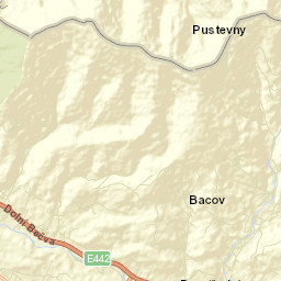Dolní Bečva Street Map