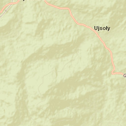 Ujsoły Street Map