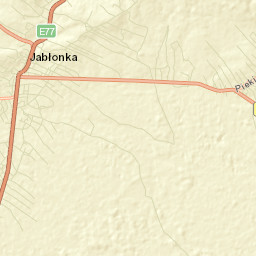 Jabłonka Street Map