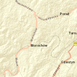 Poraż Street Map