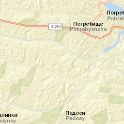 Pohrebyshche Street Map