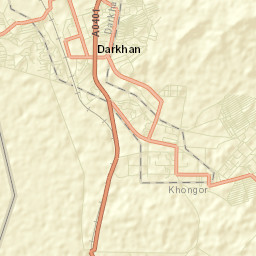 Darhan Street Map