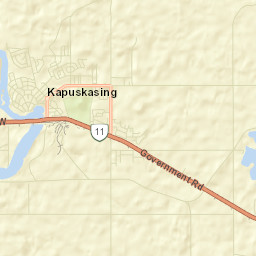 Kapuskasing Street Map