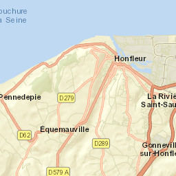 Honfleur Street Map