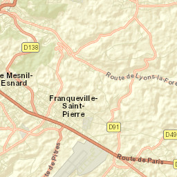 Saint-Léger-du-Bourg-Denis Street Map