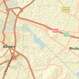 Allonne Street Map