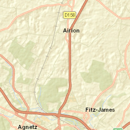 Fitz-James Street Map