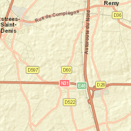 Remy Street Map
