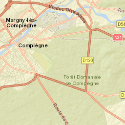 Margny-lès-Compiègne Street Map