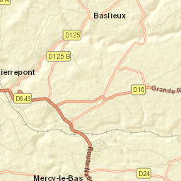 Mercy-le-Bas Street Map