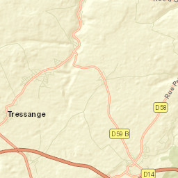 Tressange Street Map