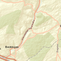 Beckingen Street Map