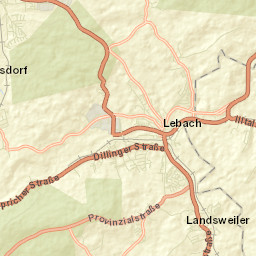 Lebach Street Map