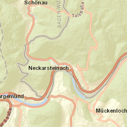 Neckargemünd Street Map