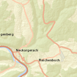 Neckargerach Street Map