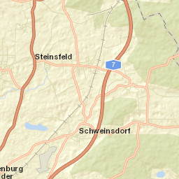 Steinsfeld Street Map