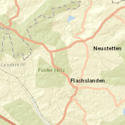 Flachslanden Street Map