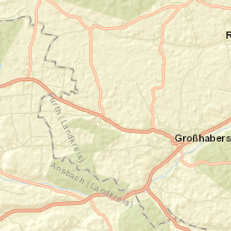 Großhabersdorf Street Map