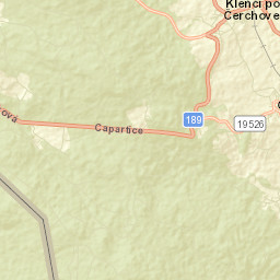 Klenčí pod Čerchovem Street Map