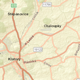 Klatovy Street Map