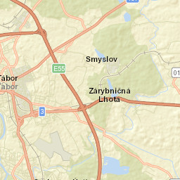 Sezimovo Ústí Street Map