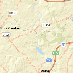 Okres Pelhřimov Street Map