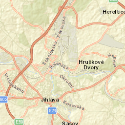 Jihlava Street Map