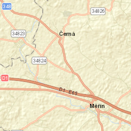 Měřín Street Map