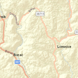 Lomnice Street Map