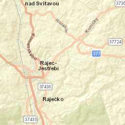 Doubravice nad Svitavou Street Map