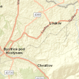 Chvalčov Street Map