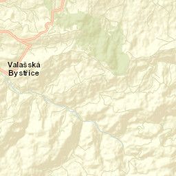 Valašská Bystřice Street Map