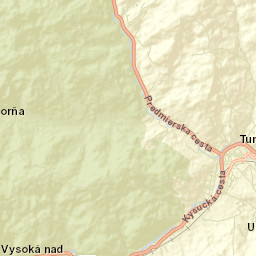 Turzovka Street Map