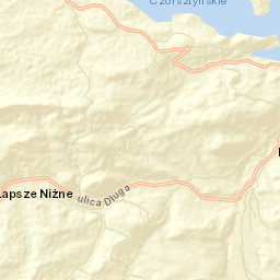 Niedzica Street Map