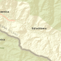 Szczawnica Street Map