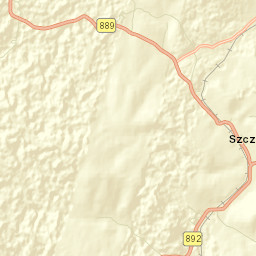 Powiat sanocki Street Map