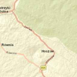 Ustrzyki Dolne Street Map