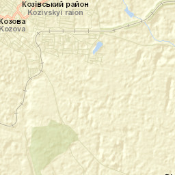 Kozova Street Map