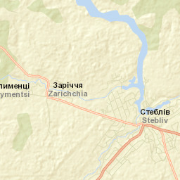 Stebliv Street Map