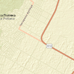 Ruska Poliana Street Map