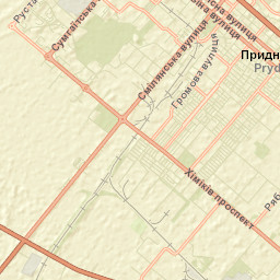 Cherkasy Street Map