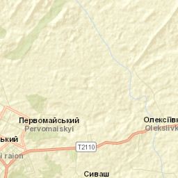 Pervomays’kyy Street Map