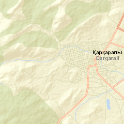 Qarqaraly Street Map