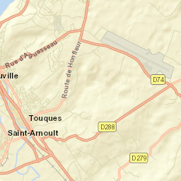 Touques Street Map
