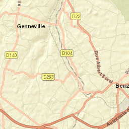 Beuzeville Street Map