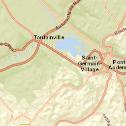 Saint-Germain-Village Street Map