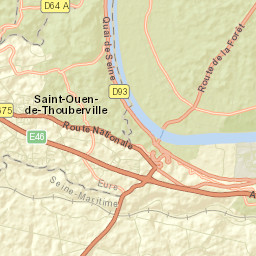Saint-Ouen-de-Thouberville Street Map