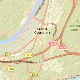 Grand-Couronne Street Map