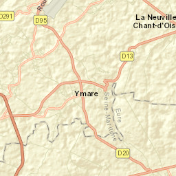 Ymare Street Map