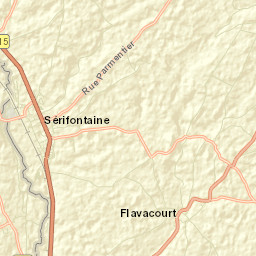 Sérifontaine Street Map